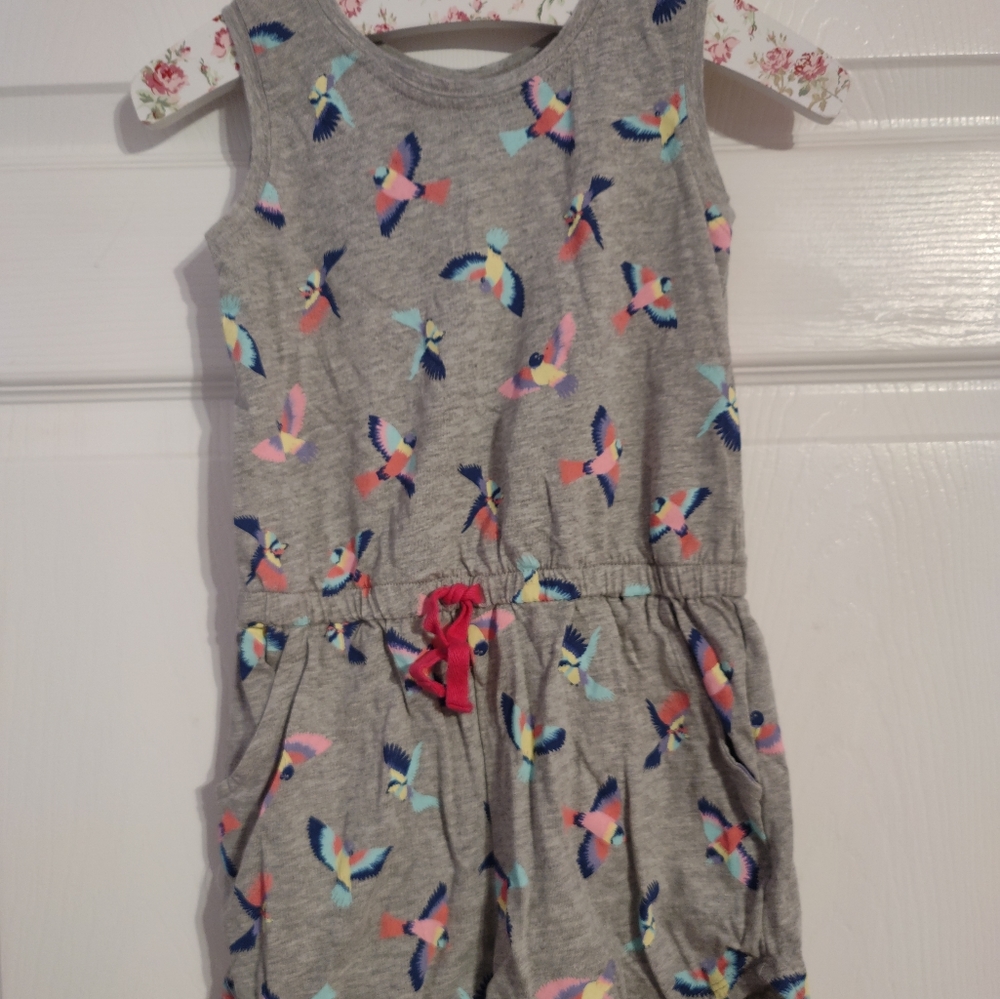 Spotted Zebra Tank Top Shorts Romper